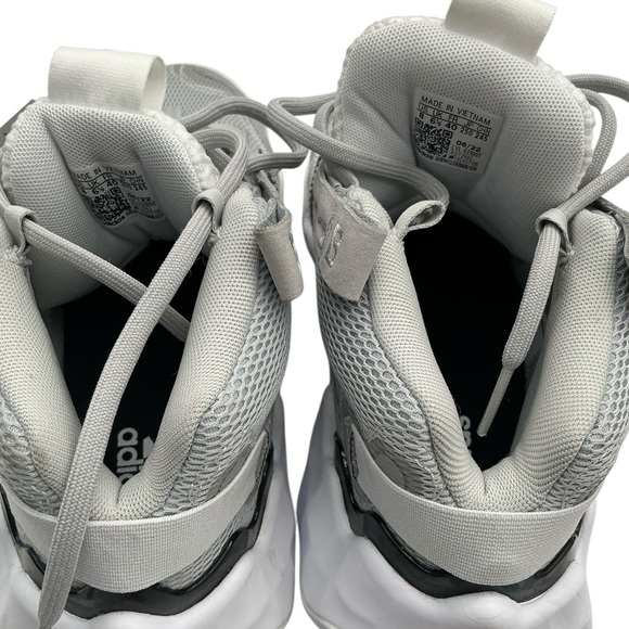 adidas Wmns Exhibit B‎ Mid 'Grey Black White' Women's Size 8 - Picture 6 of 8